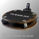 Виброплатформа Clear Fit CF-PLATE Compact 201 WENGE - магазин СпортДоставка. Спортивные товары интернет магазин в Кемерово 
