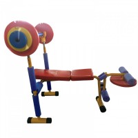 Силовой тренажер детский скамья для жима DFC VT-2400 для детей дошкольного возраста s-dostavka - магазин СпортДоставка. Спортивные товары интернет магазин в Кемерово 