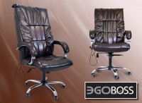 Офисное массажное кресло EGO BOSS EG1001 Шоколад в комплектации LUX - магазин СпортДоставка. Спортивные товары интернет магазин в Кемерово 
