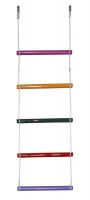 Детская веревочная лестница для ДСК 5 перекладин цвет радуга ЛВ5-3А - магазин СпортДоставка. Спортивные товары интернет магазин в Кемерово 