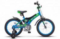 Детский велосипед Stels Jet 16" Z010 синий черный  - магазин СпортДоставка. Спортивные товары интернет магазин в Кемерово 