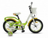 Детский велосипед Stels Pilot-190 16" V030 Зелёный жёлтый белый - магазин СпортДоставка. Спортивные товары интернет магазин в Кемерово 
